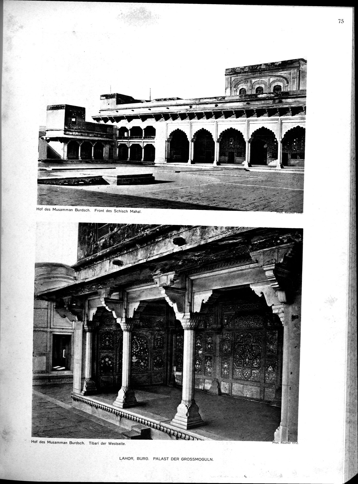 Indische Palaste und Wohnhauser : vol.1 / 191 ページ（白黒高解像度画像）