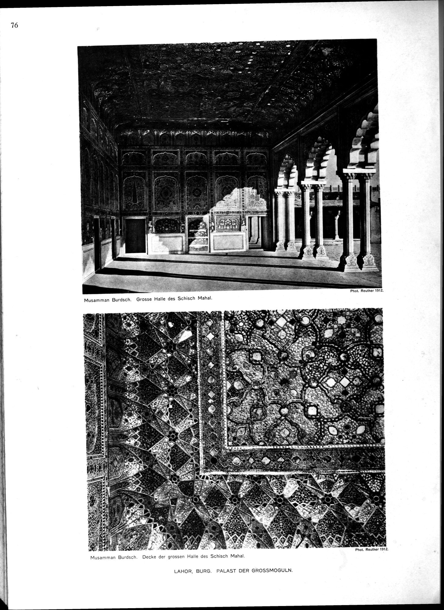 Indische Palaste und Wohnhauser : vol.1 / 192 ページ（白黒高解像度画像）
