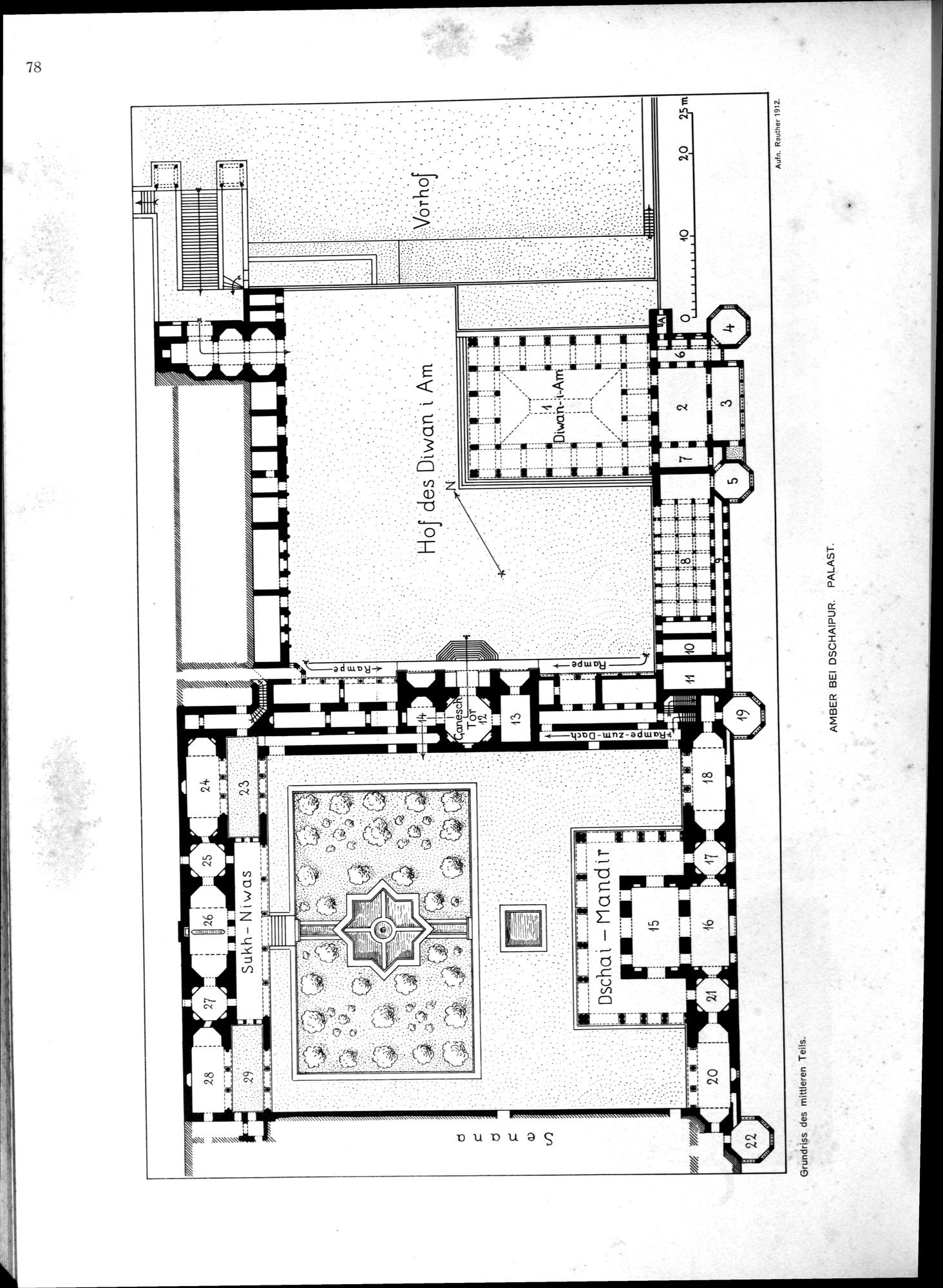 Indische Palaste und Wohnhauser : vol.1 / Page 194 (Grayscale High Resolution Image)