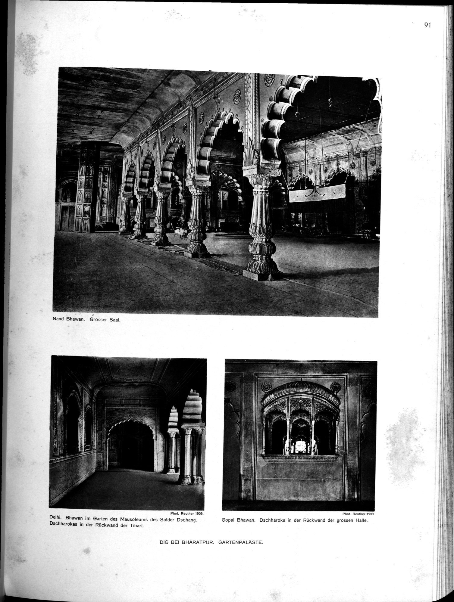 Indische Palaste und Wohnhauser : vol.1 / Page 207 (Grayscale High Resolution Image)