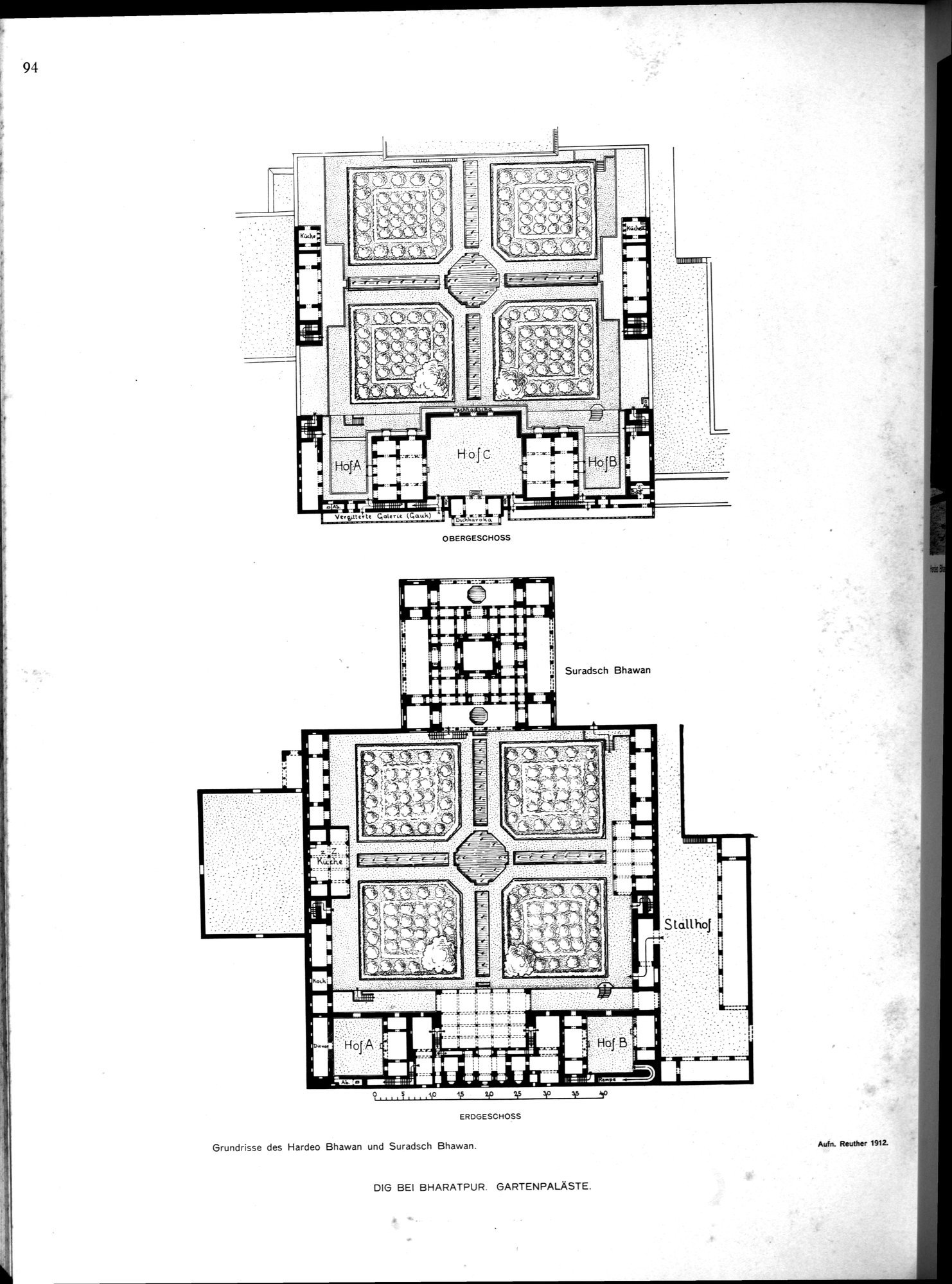 Indische Palaste und Wohnhauser : vol.1 / 210 ページ（白黒高解像度画像）