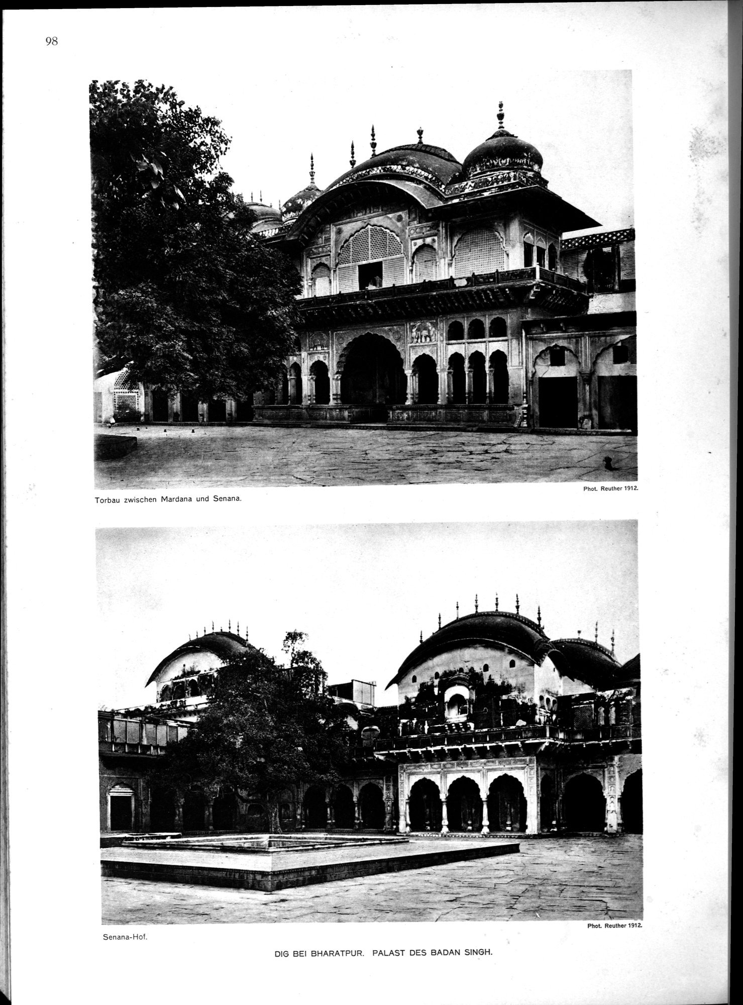Indische Palaste und Wohnhauser : vol.1 / Page 214 (Grayscale High Resolution Image)