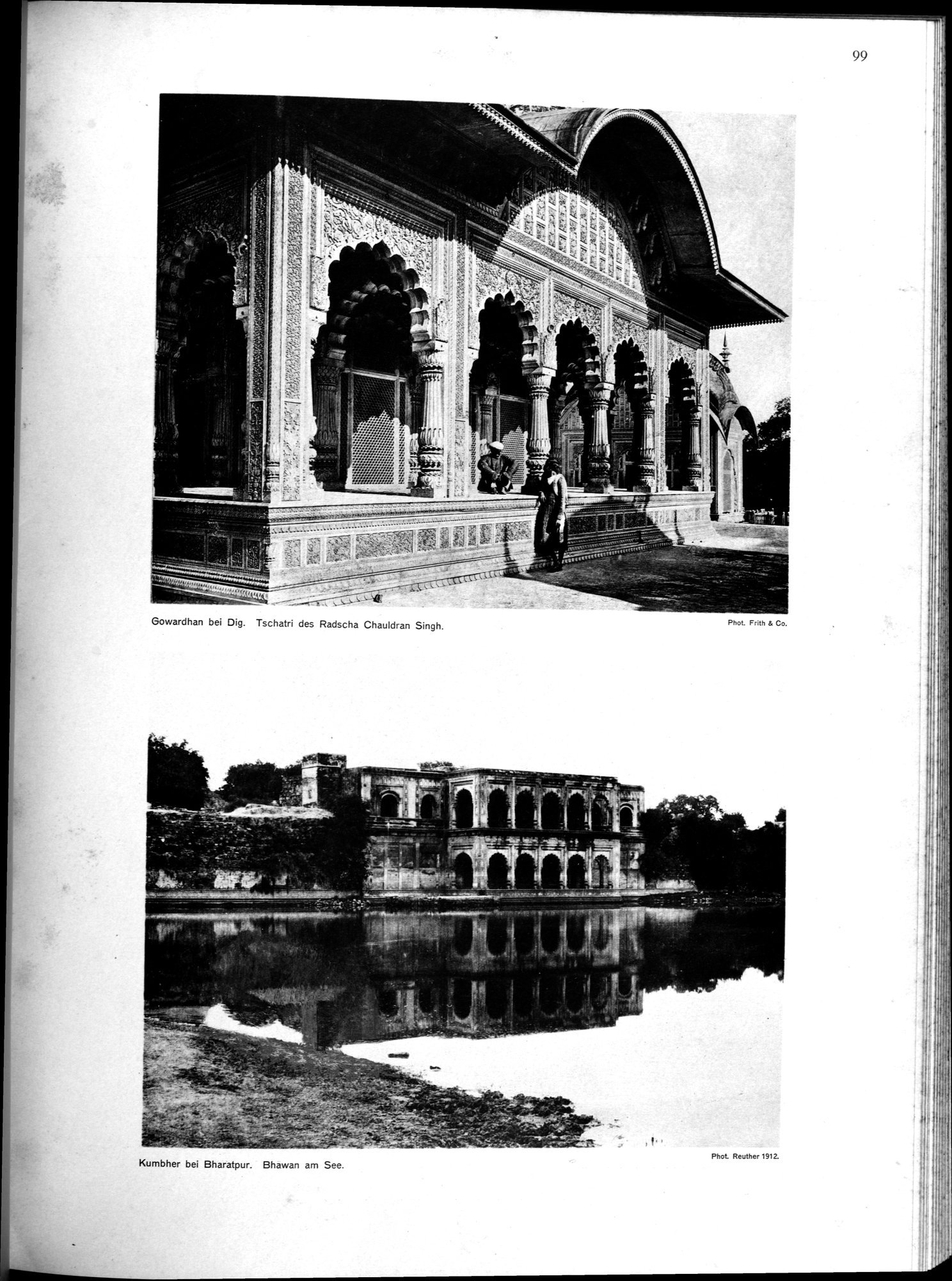 Indische Palaste und Wohnhauser : vol.1 / Page 215 (Grayscale High Resolution Image)