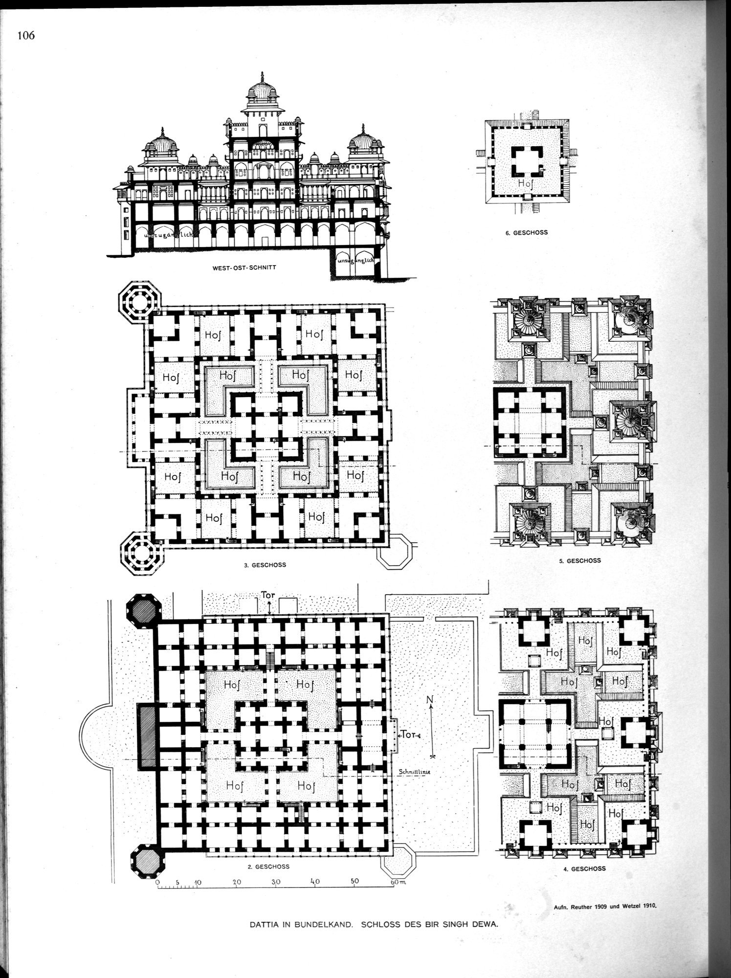 Indische Palaste und Wohnhauser : vol.1 / 222 ページ（白黒高解像度画像）