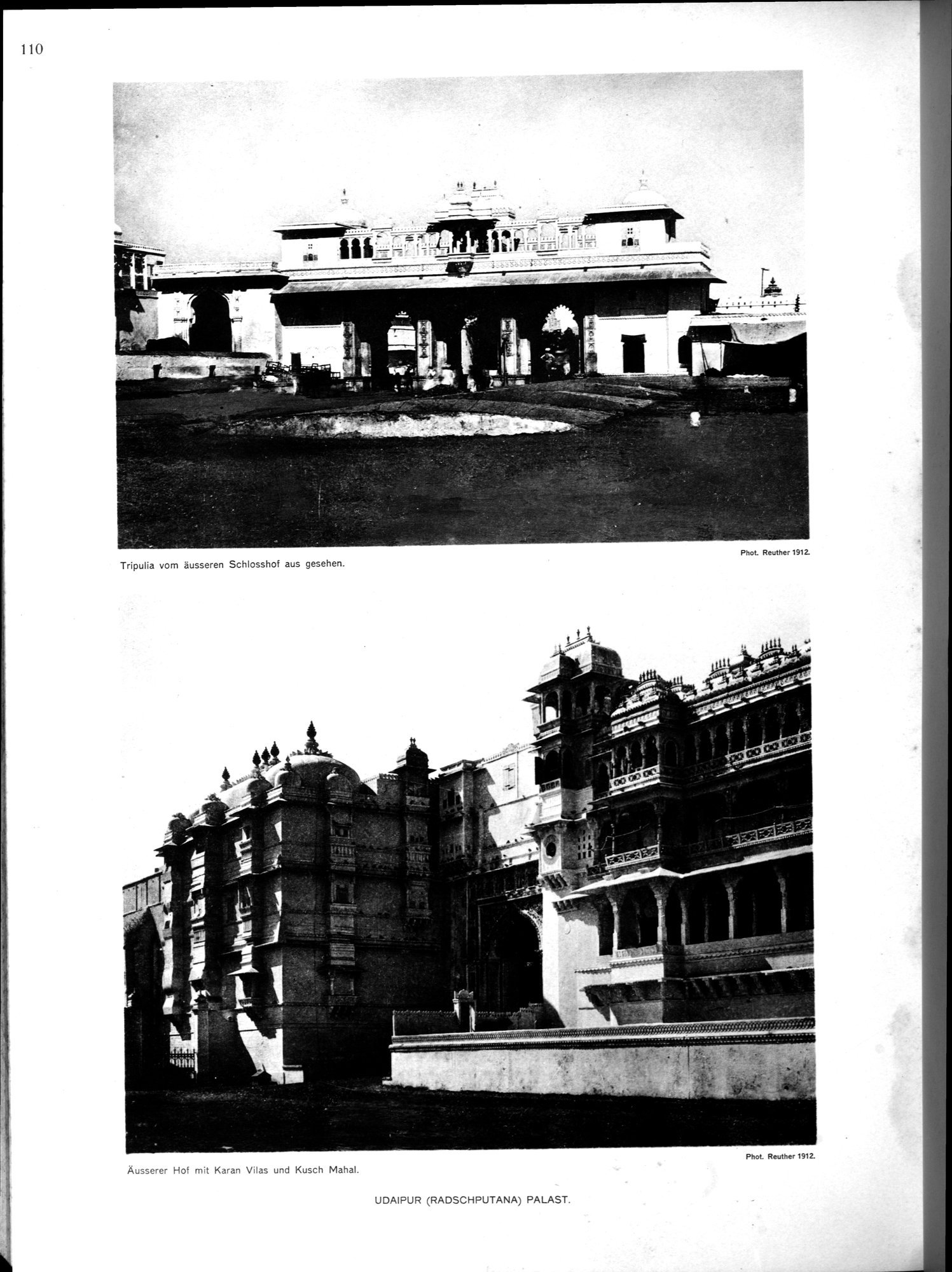 Indische Palaste und Wohnhauser : vol.1 / 226 ページ（白黒高解像度画像）