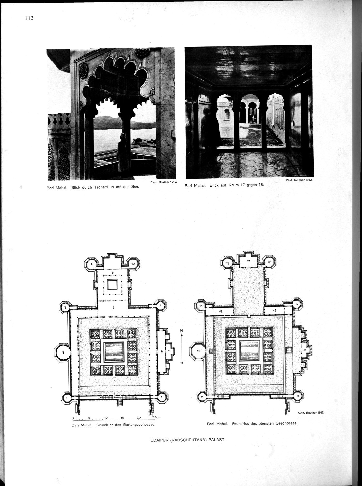 Indische Palaste und Wohnhauser : vol.1 / 228 ページ（白黒高解像度画像）