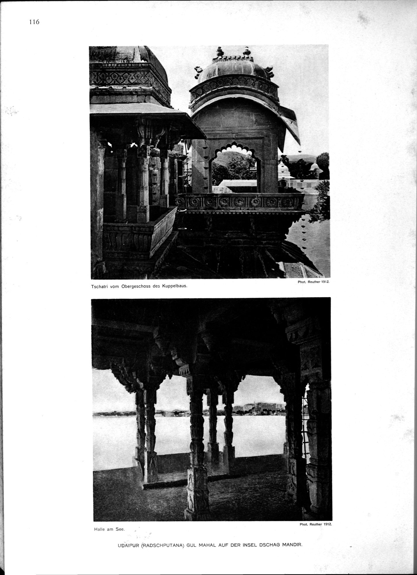 Indische Palaste und Wohnhauser : vol.1 / 232 ページ（白黒高解像度画像）