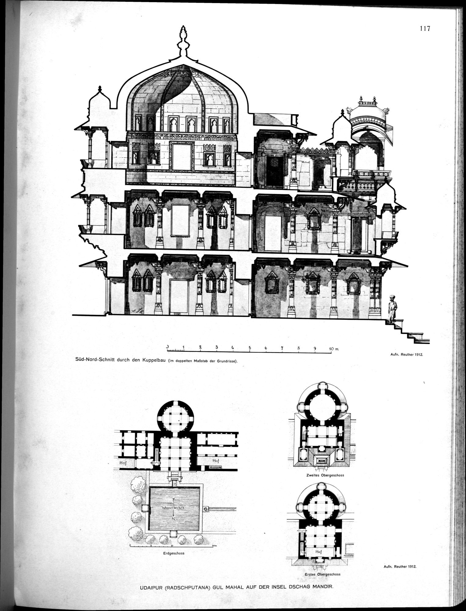 Indische Palaste und Wohnhauser : vol.1 / Page 233 (Grayscale High Resolution Image)