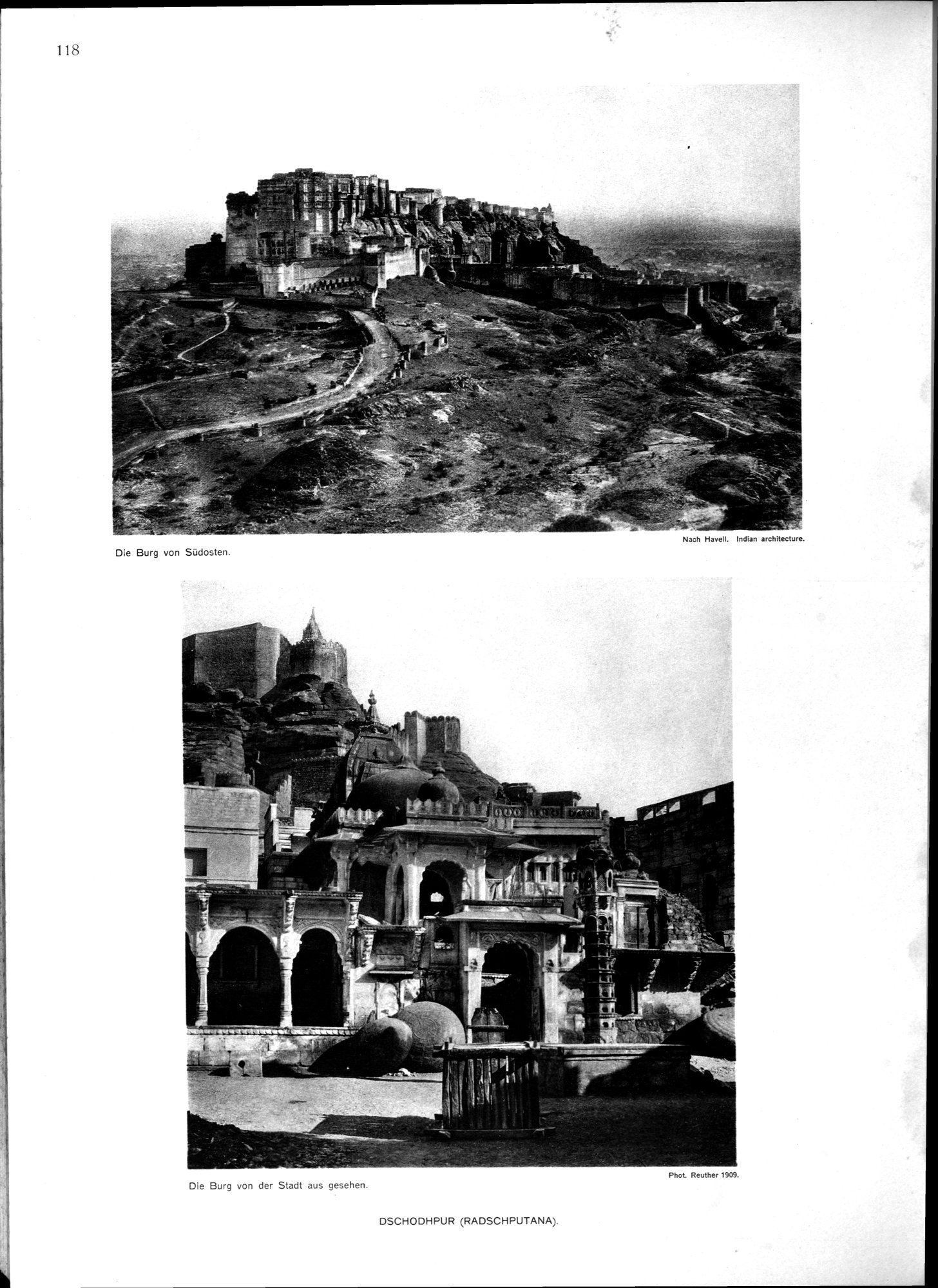 Indische Palaste und Wohnhauser : vol.1 / 234 ページ（白黒高解像度画像）