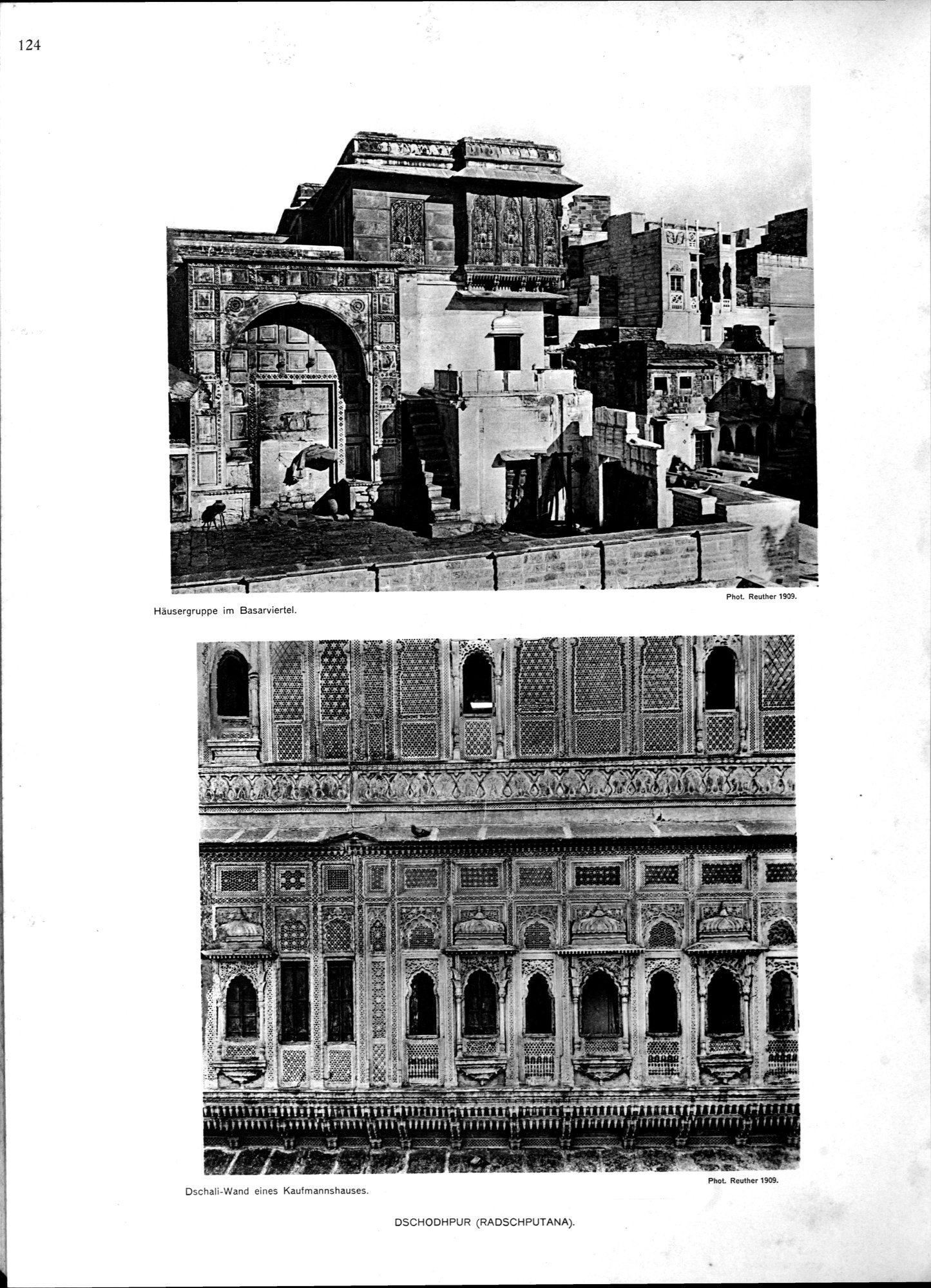 Indische Palaste und Wohnhauser : vol.1 / 240 ページ（白黒高解像度画像）