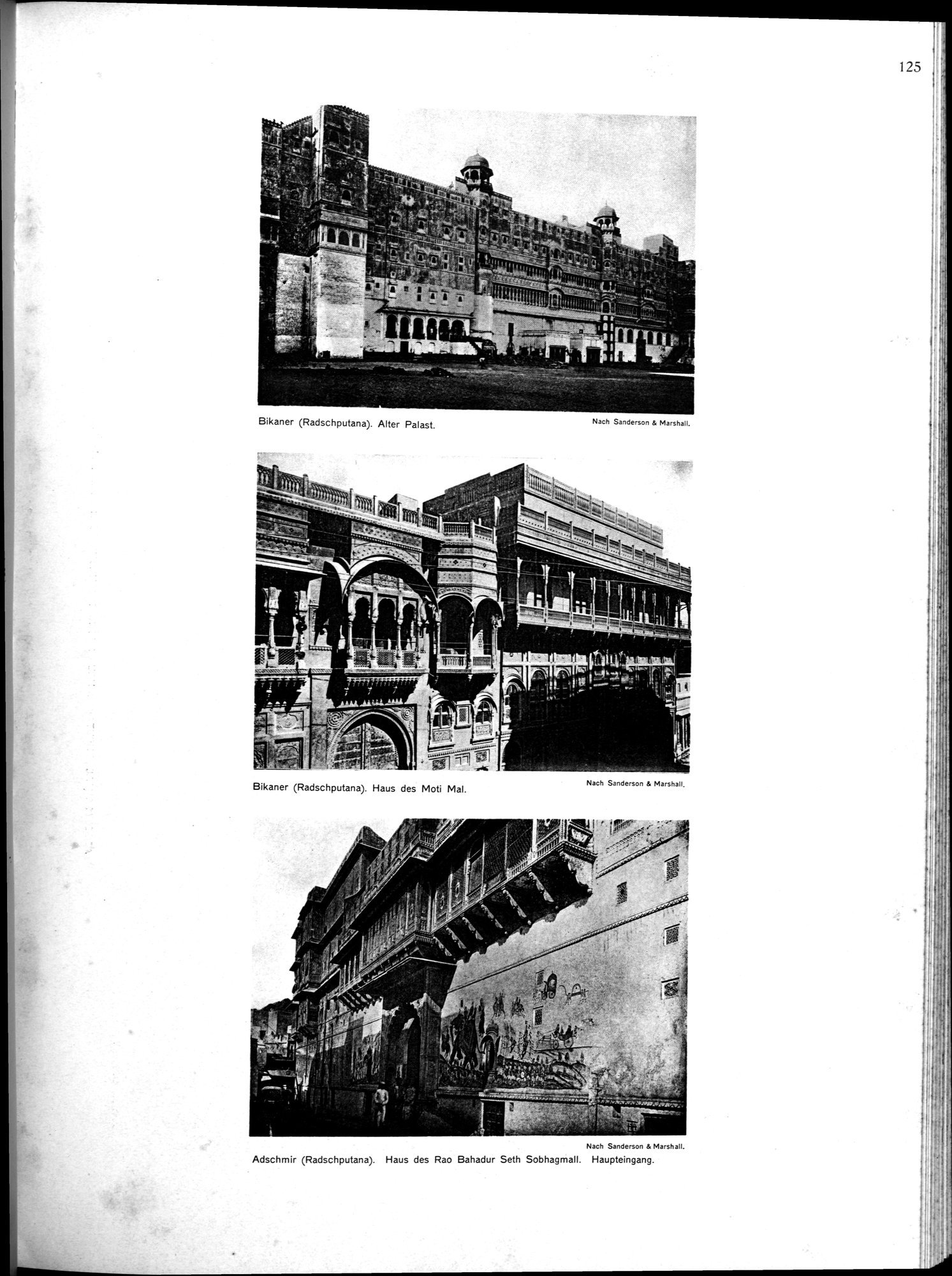 Indische Palaste und Wohnhauser : vol.1 / 241 ページ（白黒高解像度画像）