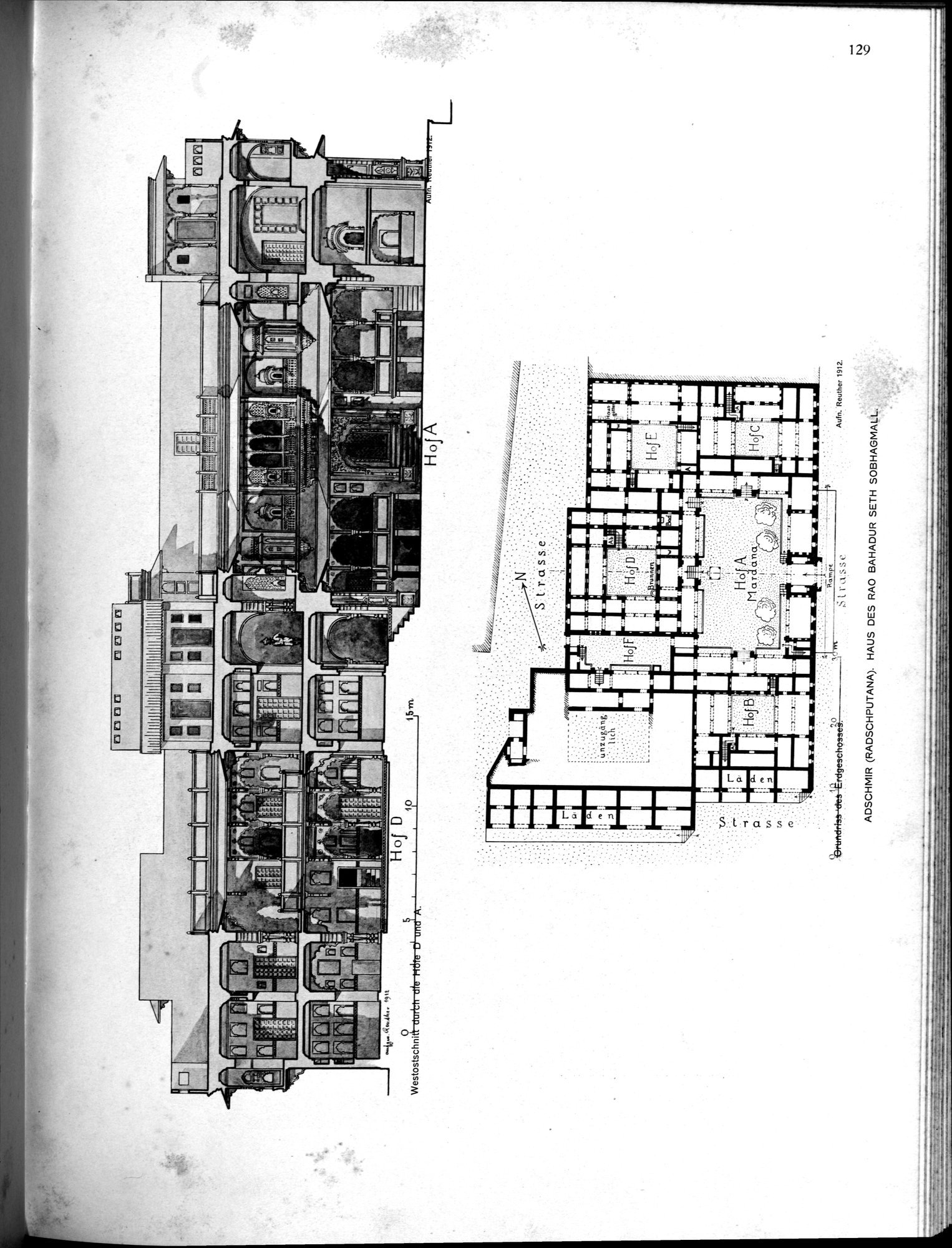 Indische Palaste und Wohnhauser : vol.1 / Page 245 (Grayscale High Resolution Image)