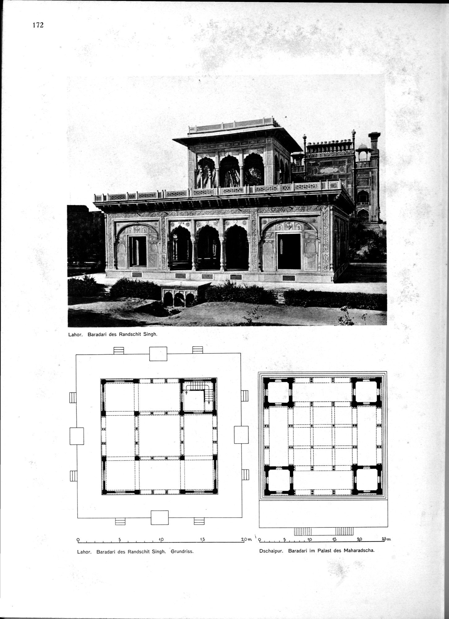 Indische Palaste und Wohnhauser : vol.1 / 288 ページ（白黒高解像度画像）