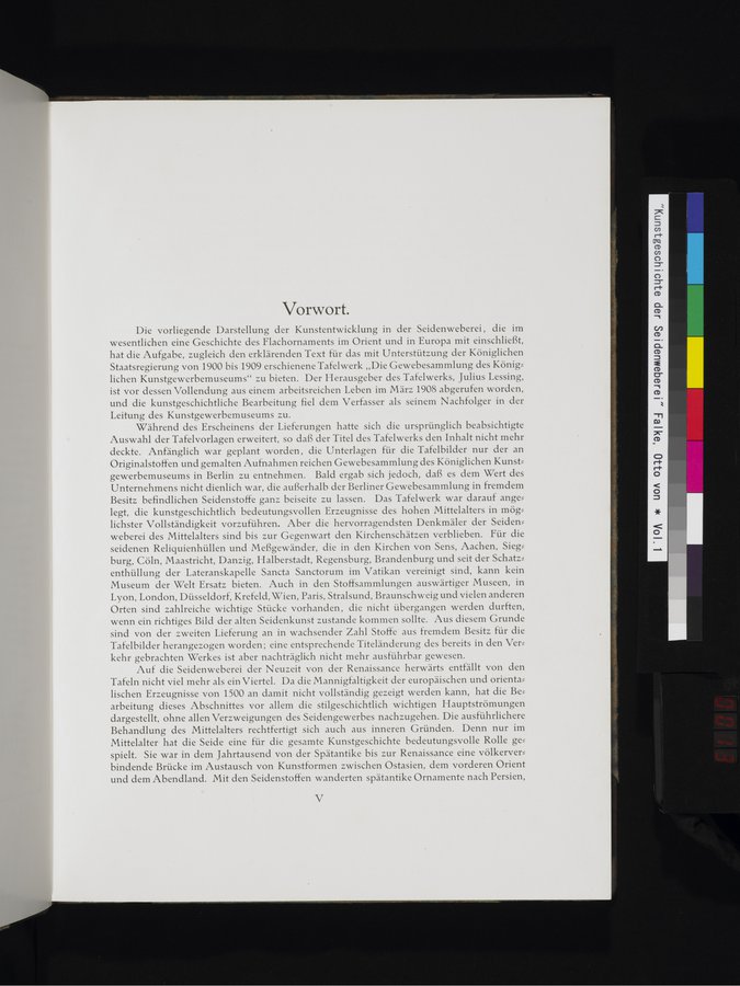 Kunstgeschichte der Seidenweberei : vol.1 / 13 ページ（カラー画像）