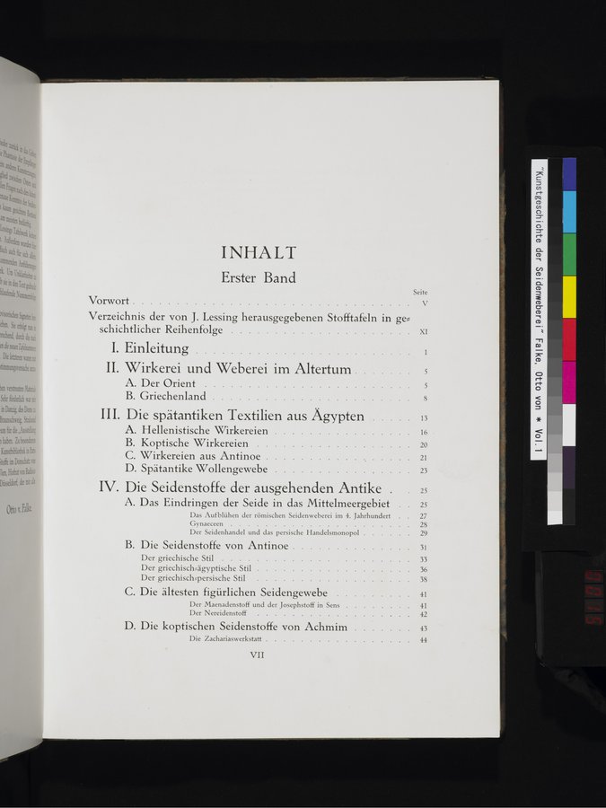Kunstgeschichte der Seidenweberei : vol.1 / 15 ページ（カラー画像）