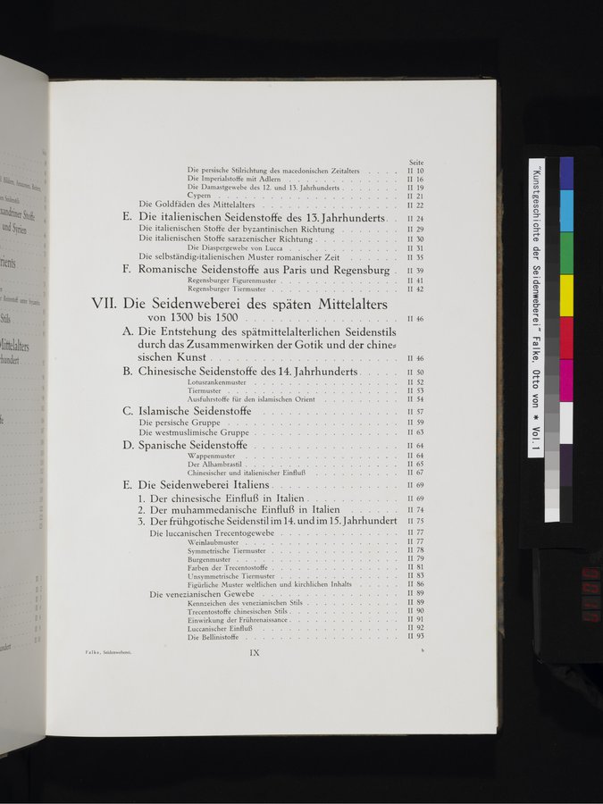 Kunstgeschichte der Seidenweberei : vol.1 / Page 17 (Color Image)