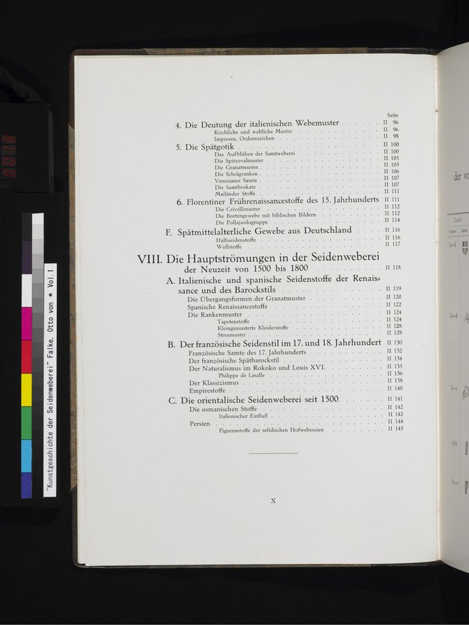 Kunstgeschichte der Seidenweberei : vol.1 / 18 ページ（カラー画像）