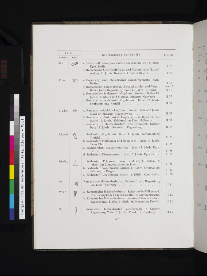Kunstgeschichte der Seidenweberei : vol.1 / Page 28 (Color Image)