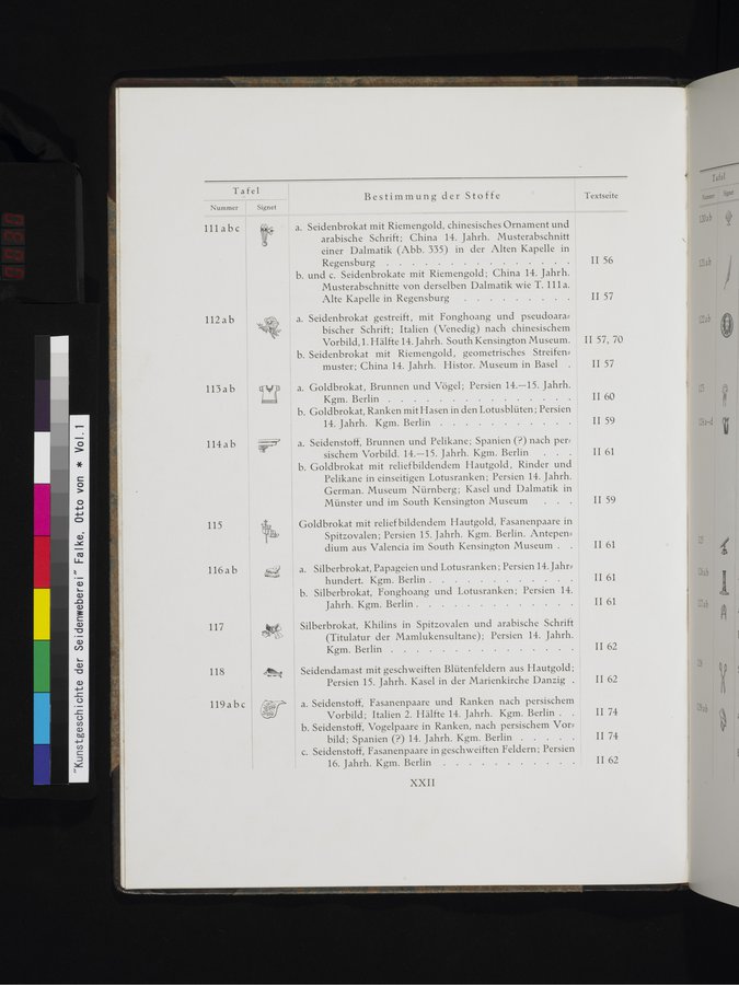 Kunstgeschichte der Seidenweberei : vol.1 / 30 ページ（カラー画像）