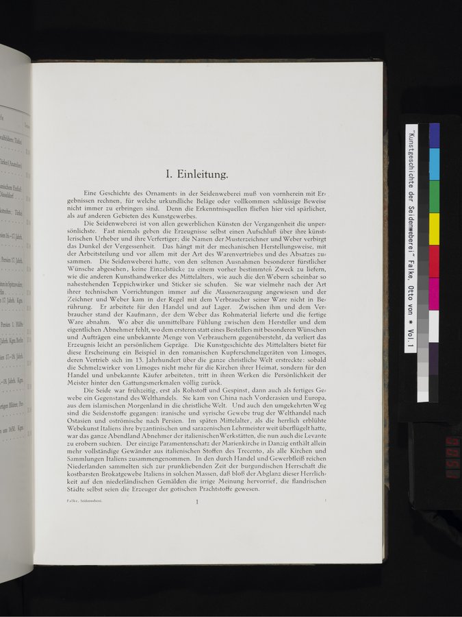 Kunstgeschichte der Seidenweberei : vol.1 / 51 ページ（カラー画像）