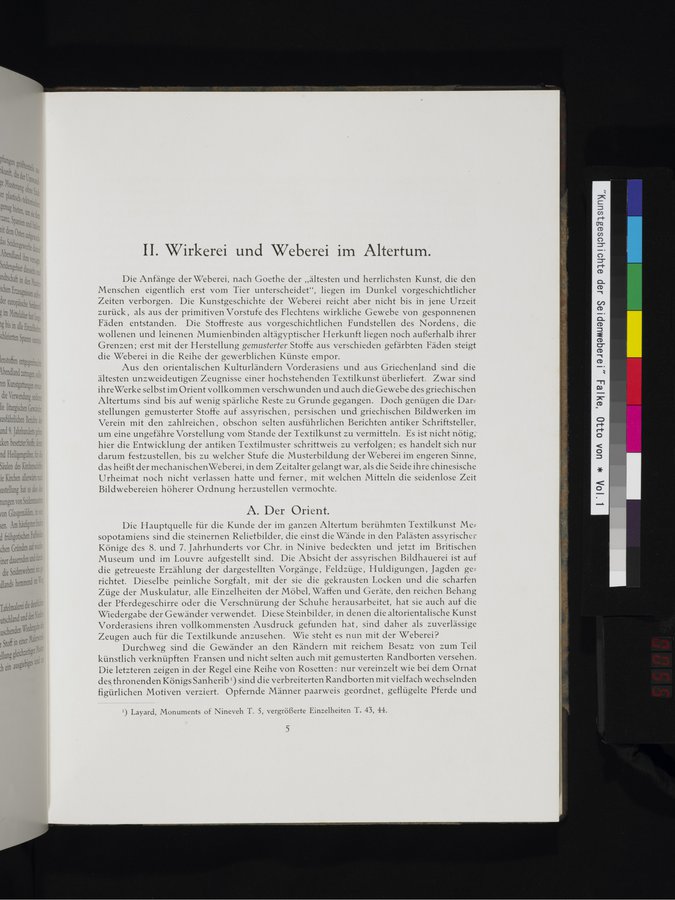 Kunstgeschichte der Seidenweberei : vol.1 / 55 ページ（カラー画像）