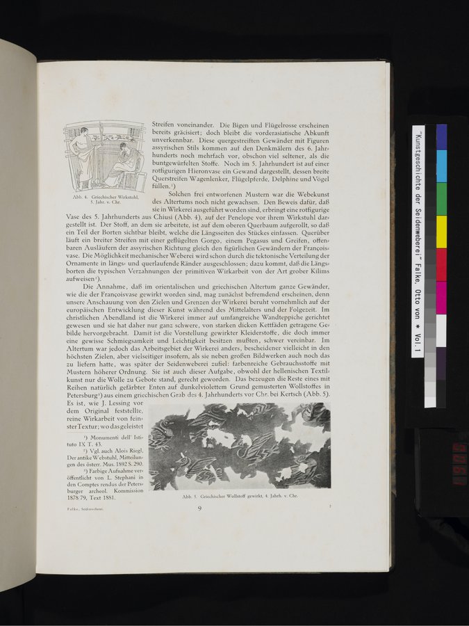 Kunstgeschichte der Seidenweberei : vol.1 / 61 ページ（カラー画像）