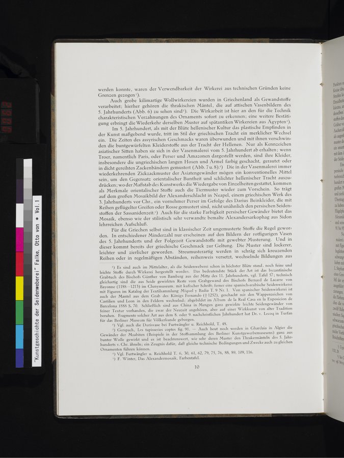 Kunstgeschichte der Seidenweberei : vol.1 / Page 62 (Color Image)