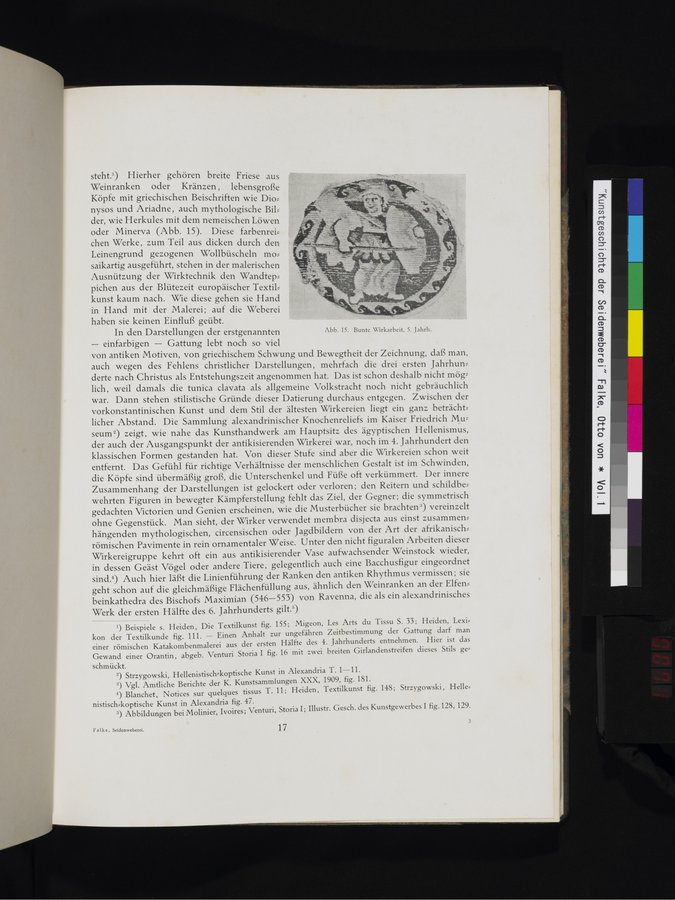 Kunstgeschichte der Seidenweberei : vol.1 / 71 ページ（カラー画像）