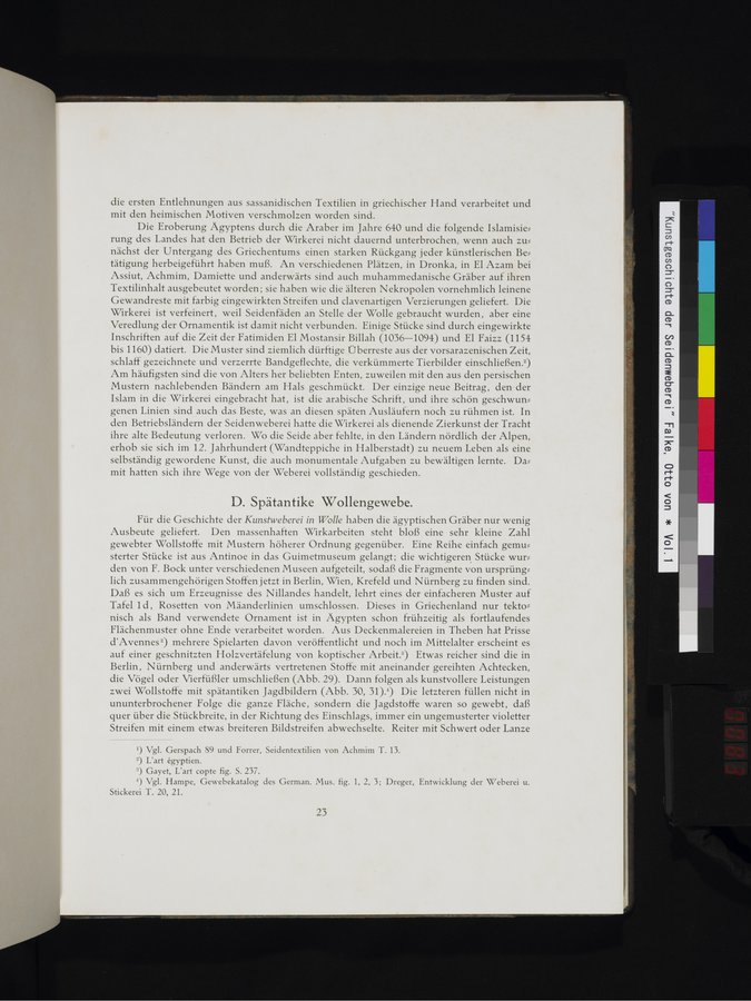 Kunstgeschichte der Seidenweberei : vol.1 / 83 ページ（カラー画像）