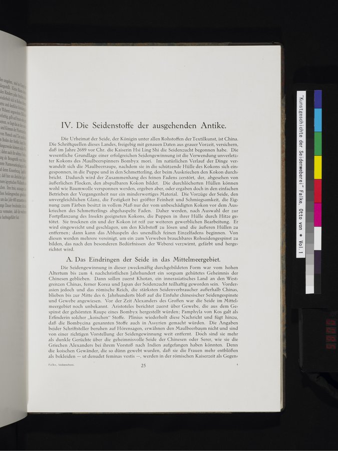 Kunstgeschichte der Seidenweberei : vol.1 / 85 ページ（カラー画像）