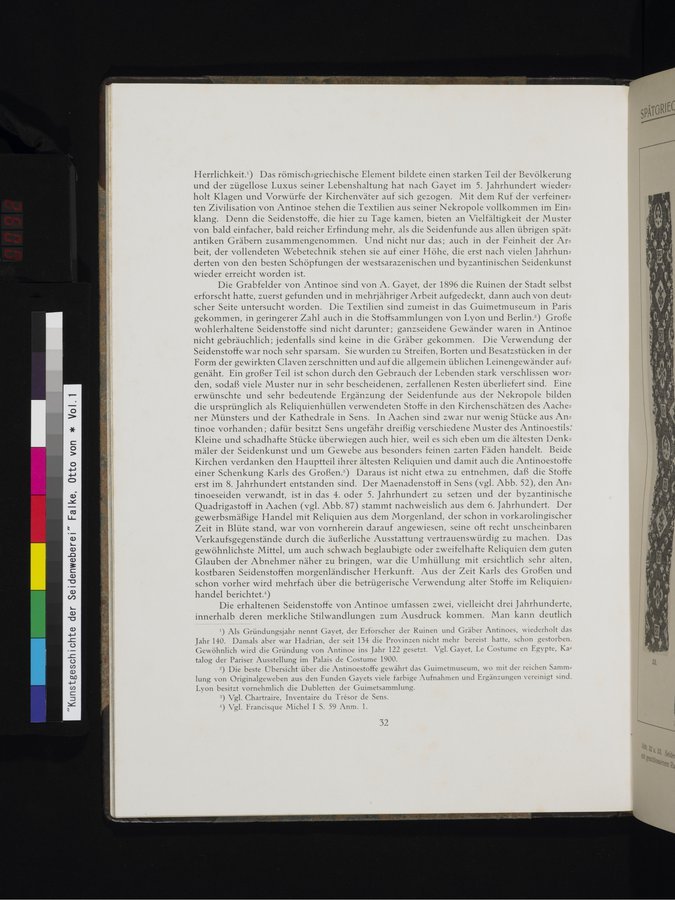 Kunstgeschichte der Seidenweberei : vol.1 / 92 ページ（カラー画像）