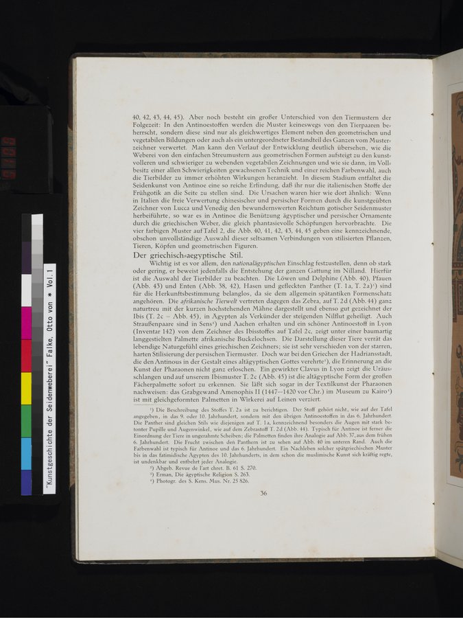 Kunstgeschichte der Seidenweberei : vol.1 / 100 ページ（カラー画像）