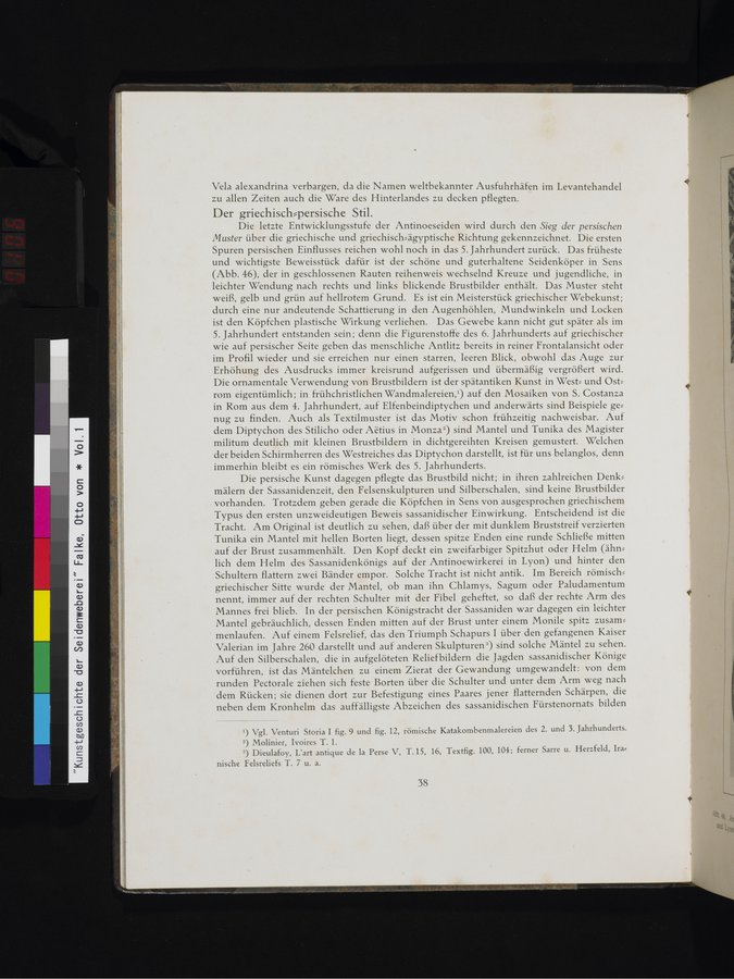 Kunstgeschichte der Seidenweberei : vol.1 / 106 ページ（カラー画像）