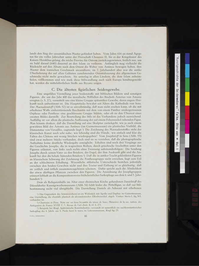 Kunstgeschichte der Seidenweberei : vol.1 / 113 ページ（カラー画像）