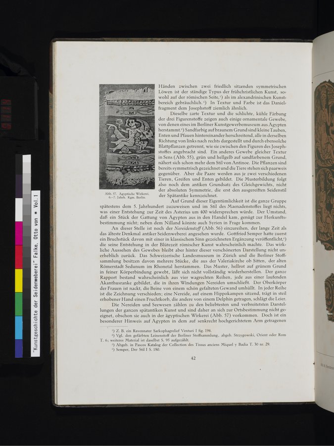 Kunstgeschichte der Seidenweberei : vol.1 / 114 ページ（カラー画像）