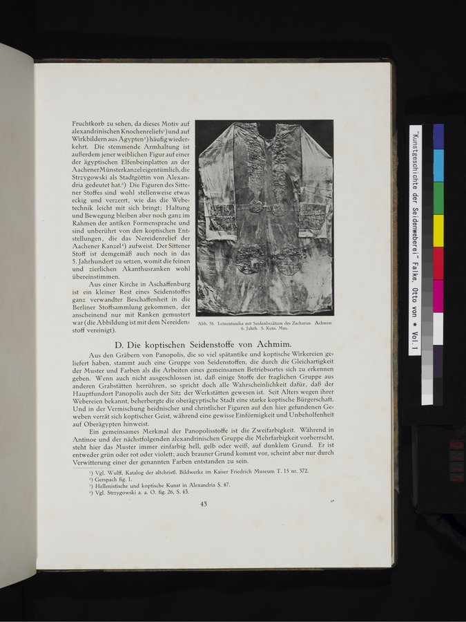 Kunstgeschichte der Seidenweberei : vol.1 / 117 ページ（カラー画像）
