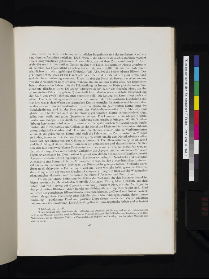 Kunstgeschichte der Seidenweberei : vol.1 / 121 ページ（カラー画像）