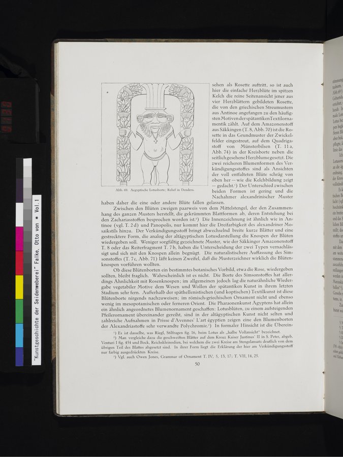 Kunstgeschichte der Seidenweberei : vol.1 / 130 ページ（カラー画像）