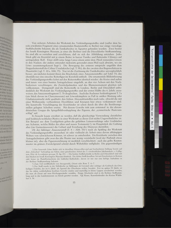 Kunstgeschichte der Seidenweberei : vol.1 / 133 ページ（カラー画像）