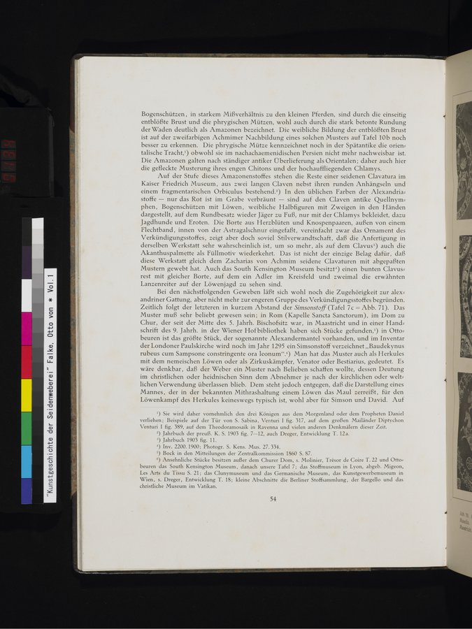 Kunstgeschichte der Seidenweberei : vol.1 / 134 ページ（カラー画像）