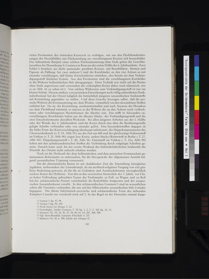 Kunstgeschichte der Seidenweberei : vol.1 / 143 ページ（カラー画像）