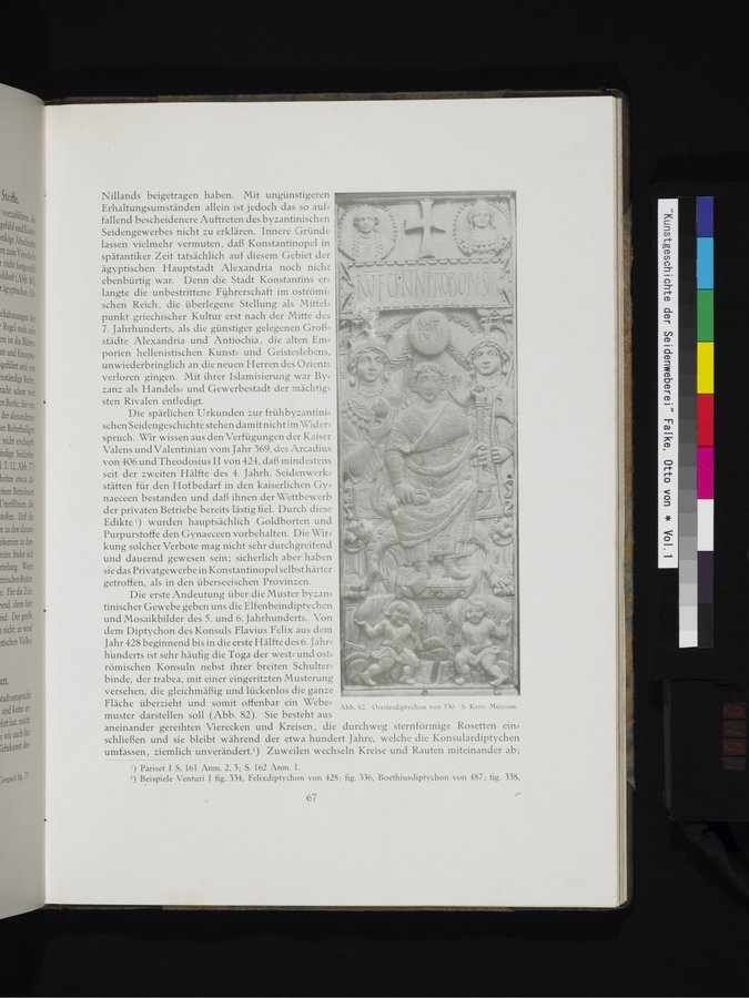 Kunstgeschichte der Seidenweberei : vol.1 / 151 ページ（カラー画像）