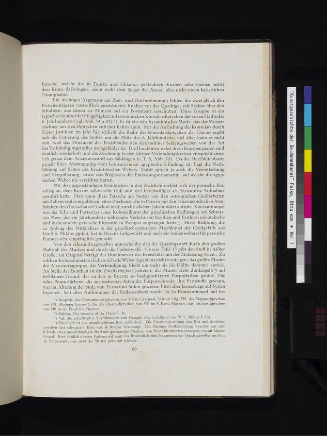 Kunstgeschichte der Seidenweberei : vol.1 / 155 ページ（カラー画像）