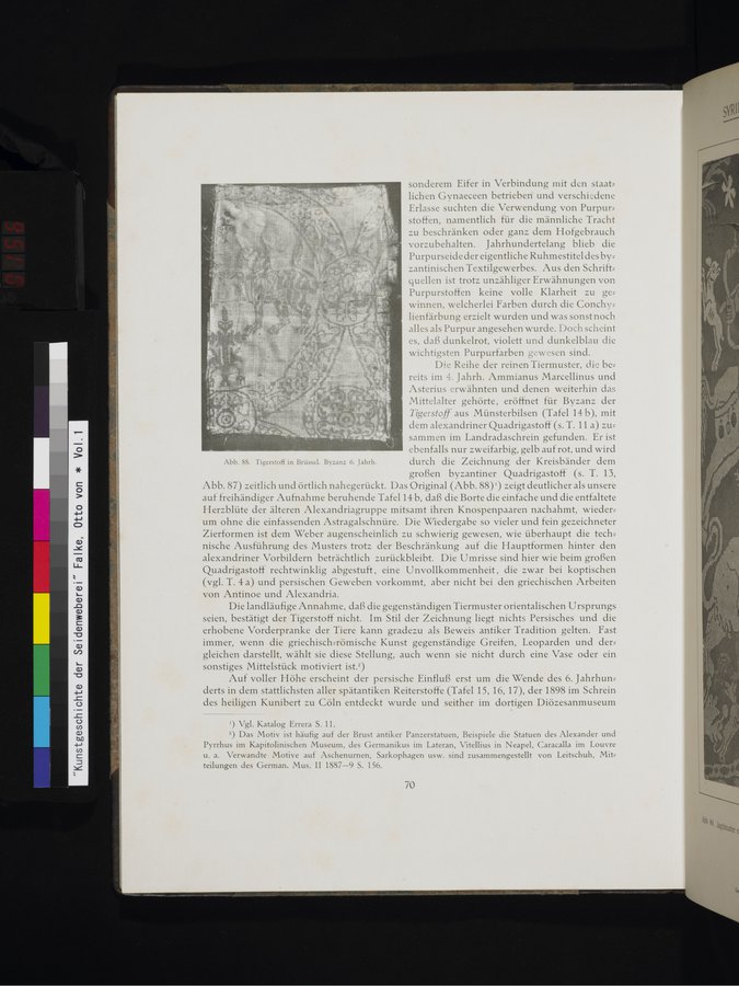 Kunstgeschichte der Seidenweberei : vol.1 / 156 ページ（カラー画像）