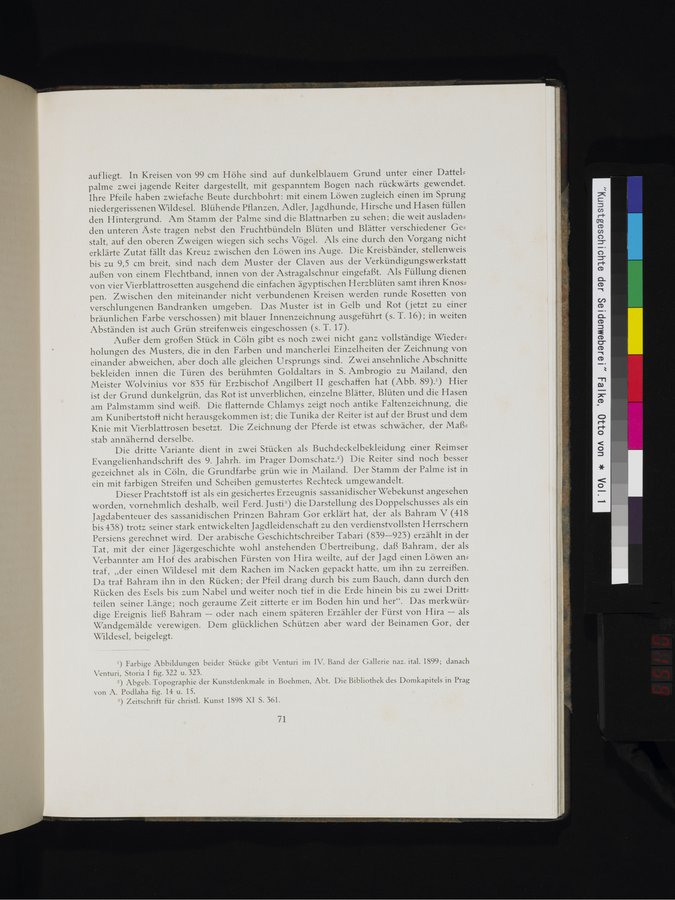 Kunstgeschichte der Seidenweberei : vol.1 / 159 ページ（カラー画像）