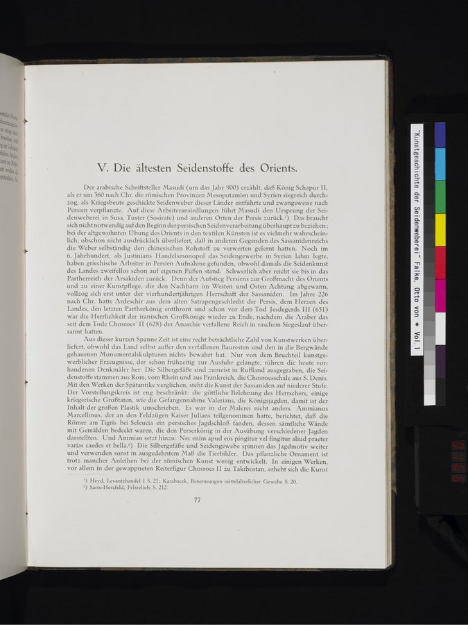 Kunstgeschichte der Seidenweberei : vol.1 / 165 ページ（カラー画像）