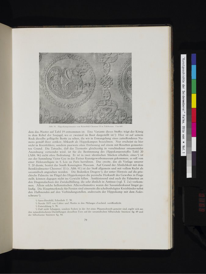 Kunstgeschichte der Seidenweberei : vol.1 / 169 ページ（カラー画像）