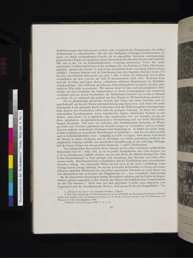 Kunstgeschichte der Seidenweberei : vol.1 / 182 ページ（カラー画像）
