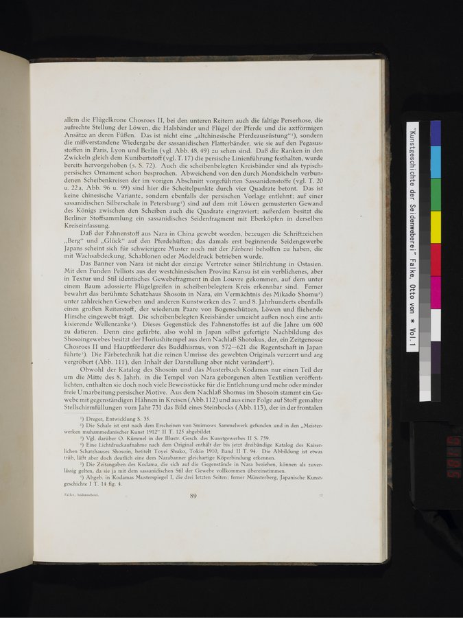 Kunstgeschichte der Seidenweberei : vol.1 / 185 ページ（カラー画像）