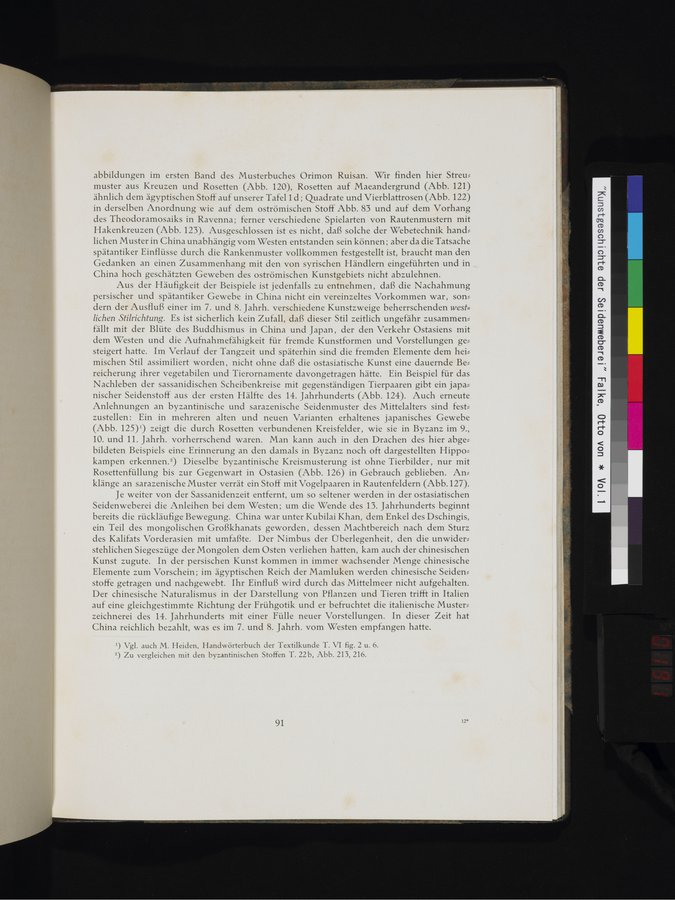 Kunstgeschichte der Seidenweberei : vol.1 / 191 ページ（カラー画像）